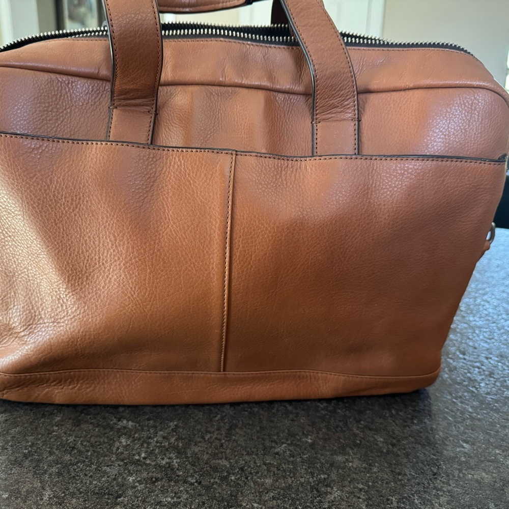 Coach Brown Leather Briefcase